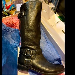 New in Box Nine West Black Riding Boots Sz 9